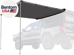 Sanhima Vehicle Awning 4.6Ft X 6.6Ft – Roof Rack Pull Out Side Awning 30Ft² Sun
