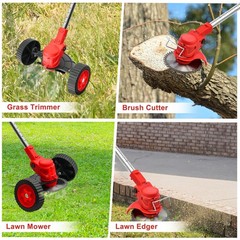 4-Cycle Grass String Trimmer Gasoline-Powered Gas Straight Shaft Weed Eater 31CC