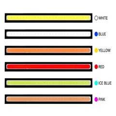 2PCS 17cm LED DRL Daytime Running Lights COB Waterproof Fog Lamp Car