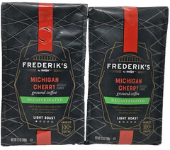 Frederik’s Michigan Cherry Decaf Ground Coffee 12 oz 2 Pack Meijer Light Roast