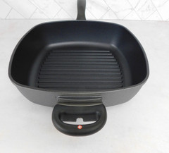 Swiss Diamond Classic Nonstick Deep Square Grill Pan, 11 Inch – NEW