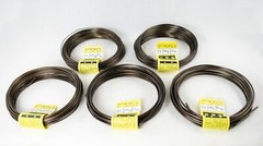 5 Mix 100 g / Roll Genuine Japanese Aluminum Dark Brown Bonsai Training Wire