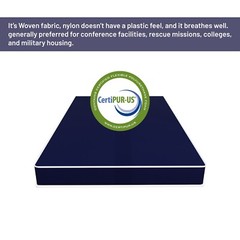 Continental Sleep, Medium Firm Water-Resistance Foam Vinyl Mattress.