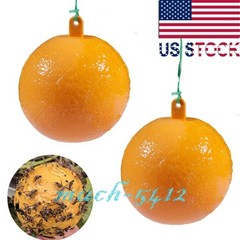 Bug Fruit Fly Traps Sticky Ball Fungus Gnat Pest Control Ball for Indoor Outdoor