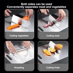 Titanium Coating Cutting Board Double-Sided Kitchen Tool Camping Size S / M / L