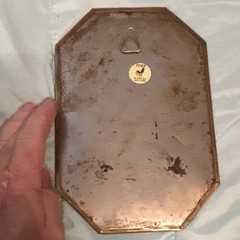 Penco Brass Octagon Oval Hanging Picture Frame Brown Less Than 10 in