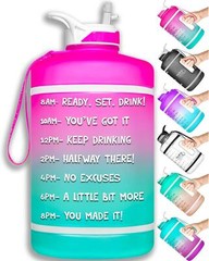 NatureWorks HydroMATE Gallon Water Bottle 128 oz (Pink Ombre)