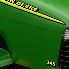 New Replacement Decal Set for John Deere 345 Lawn Tractor Hood Vinyl Sticker Kit
