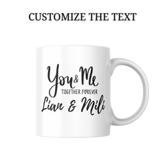 Personalized mug with text photo name logo personalized gift funny coffee mug 04
