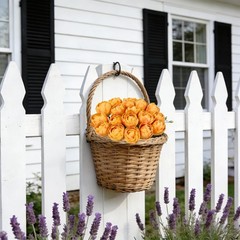 2 Bundles Artificial Tulips Flowers Orange Fake Silk Tulips Bouquet 18PCS Fau…