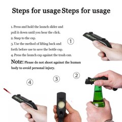 Opener Beer Cap Openers Shoots Firing Cap Gun Launcher Shooter Bottle