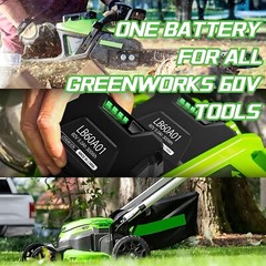 60V 5.0Ah For Greenworks PRO 60V Max Lithium-ion Battery LB60A03 LB60A02 LB604