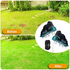 1 Pair Heavy Duty Lawn Aerator Shoes Grass Aerator Shoes Aerating Spike Sandal