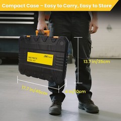 168PCS General Mixed Tool Auto Repair Tool Socket Wrench Set with Storage Case