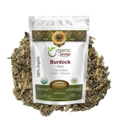 Organic Way Burdock Root Cut & Sifted – Herbal Tea | Kosher & USDA Certified