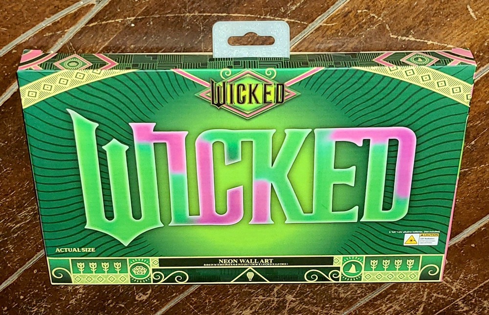 WICKED (8.94in W x 4.4in H) Neon Wall Art – Item #K430468