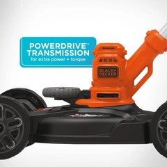BLACK+DECKER 12 In. 3in1 Compact Electric Lawn Mower – BESTA512CM