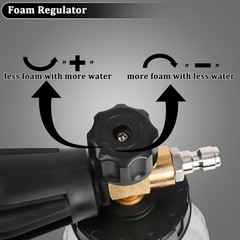 Snow Foam Lance Cannon Soap Bottle Sprayer For Pressure Washer Gun Jet Car Wash