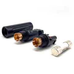 1/2/5/10-Pack 10A 15A 20A 30A in-line Fuse Holder Solar Panel Cable PV Connector