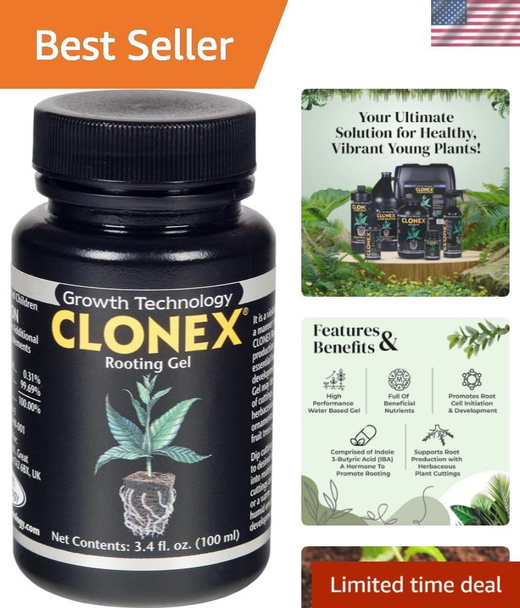 Rooting Gel – High-Performance Rooting Compound for Plant Cuttings, Contains …