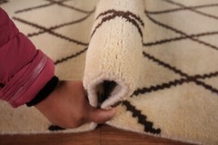 Modern Handmade Luxury Hand-Knotted Moroccan Wool Rugs for Any Room 4×6 ft