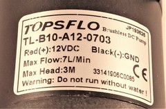 TOPSFLO TL-B10-A12-0703 OR TL-B10/H-A12-0703,12V, 7LMIN, PUMP (FITS PICOBREW)