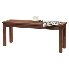 1 PCS 40inch Outdoor Wooden Porch Bench Garden Furniture for Backyard Seat
