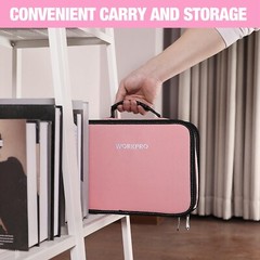 WORKPRO 100PIECE Pink Hand Tool Set w/Carrying Pouch Household Tool Kit for Home
