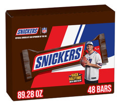 SNICKERS Full Size Milk Chocolate Candy Bars 1.86oz 48 Count
