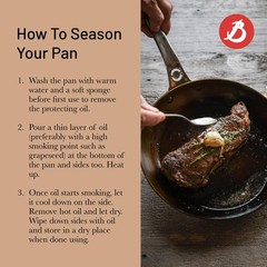 de Buyer MINERAL B Pro Carbon Steel Fry Pan 8” Diameter, 5.5” Cooking Surfac…