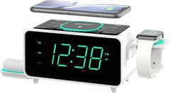 Smartset Dual Alarm Clock – Ultra Fast 15W Wireless Charging
