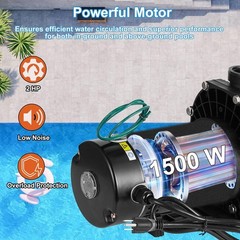 115V/230V 2.0HP Swimming Pool Pump In/Above Ground with Motor Strainer Hayward