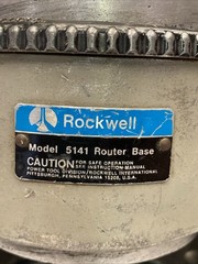 Rockwell Router 5142 w/5141 Base 3.25 Horse Power Extra Heavy Duty