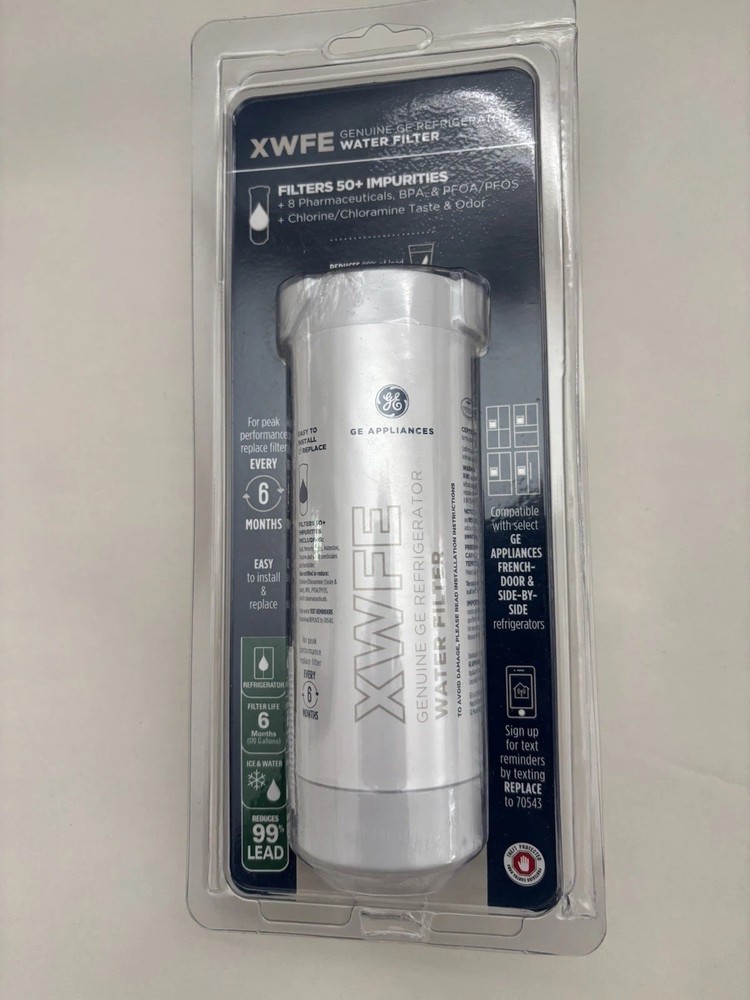 Genuine GE XWFE Refrigerator Water Filter (WITH CHIP) 100% Authentic! FREE SHIP!