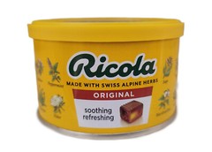 Ricola Swiss Alpine Herbs Candy Original Flavor 100g Tin Soothing Refreshing