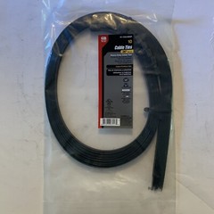 GB 45-536UVBSP Heavy Duty Cable Tie, 10.3 in, 6/6 Nylon, Black, 36 in L