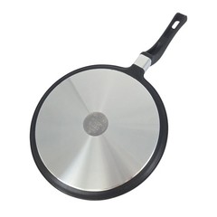 Roch Guss Grand Chef Crepe Griddle Flat Pan 9.5in Healthy Cookware ITALY NEW