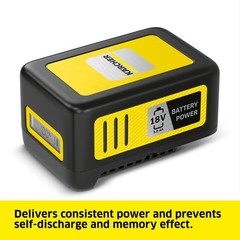 Kärcher 18V Battery 5.0 Ah, Real Time LCD Display, Lithium Ion – NEW