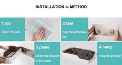 Triangular Corner Shower Caddy – Bath Storage Organizer Shelf, Bathroom Holder
