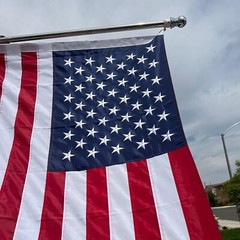US American Flag 100% MADE IN USA Luxury Embroidered United States Flag Outdoor