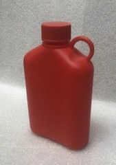 Plastic Alcohol Flask – Red – 2 Pack – 300ml – 10oz Free Shipping
