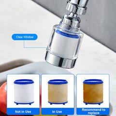 Faucet Water Filter Tap Filtration Kitchen Bathroom Sink Mounted Purifier System