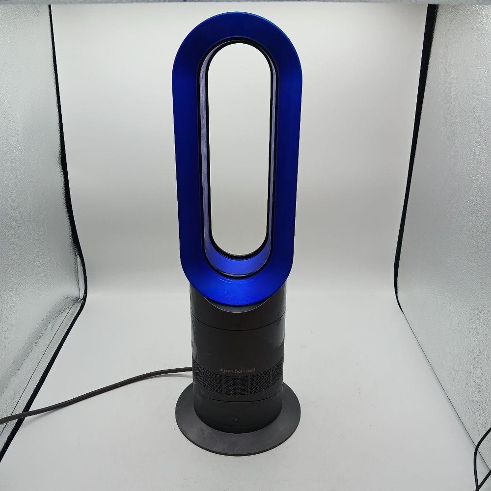 Dyson Hot+Cool AM09 Blue Silver Bladeless Fan Heater w/Remote FullyFunction 2015