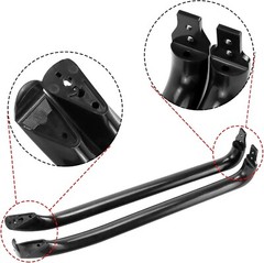 WR12X22183 Black Refrigerator Door Handles Replace WR12X11008 WR12X11009 2 Pack