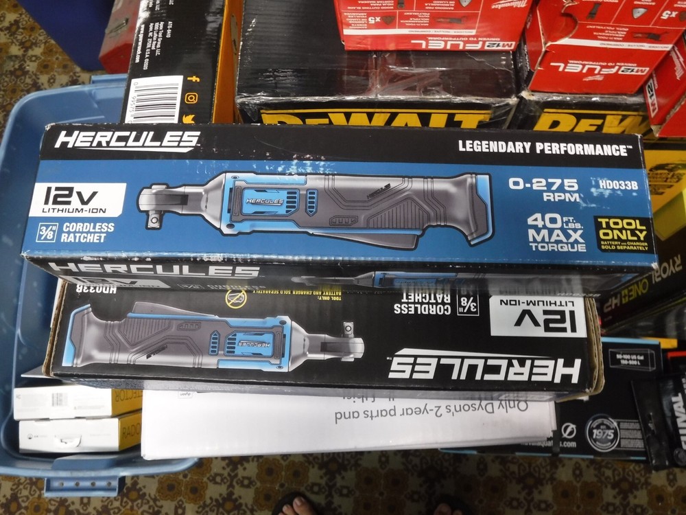 *NEW* Hercules 57280 12V Cordless 3/8 in. Ratchet (Tool Only) HD033B