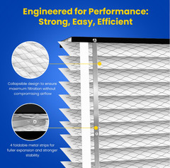 4pack 410 MERV 11 Air Filter for Aprilaire Whole-House Air Purifiers