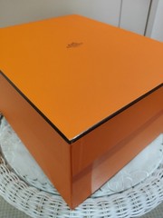 Hermes Orange Empty Gift Box Birkin 30 39×32×18.5cm full set From japan