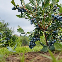 100Pcs Blueberry Seeds Fruit Bush Seeds for Home Garden Balcony Yard Planting