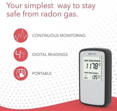 Airthings Corentium Home Digital Radon Detector Model – QRI