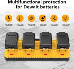 2Pack For DeWalt 20V 20 Volt Max XR 12.0AH Lithium Battery DCB206-2 / Charger